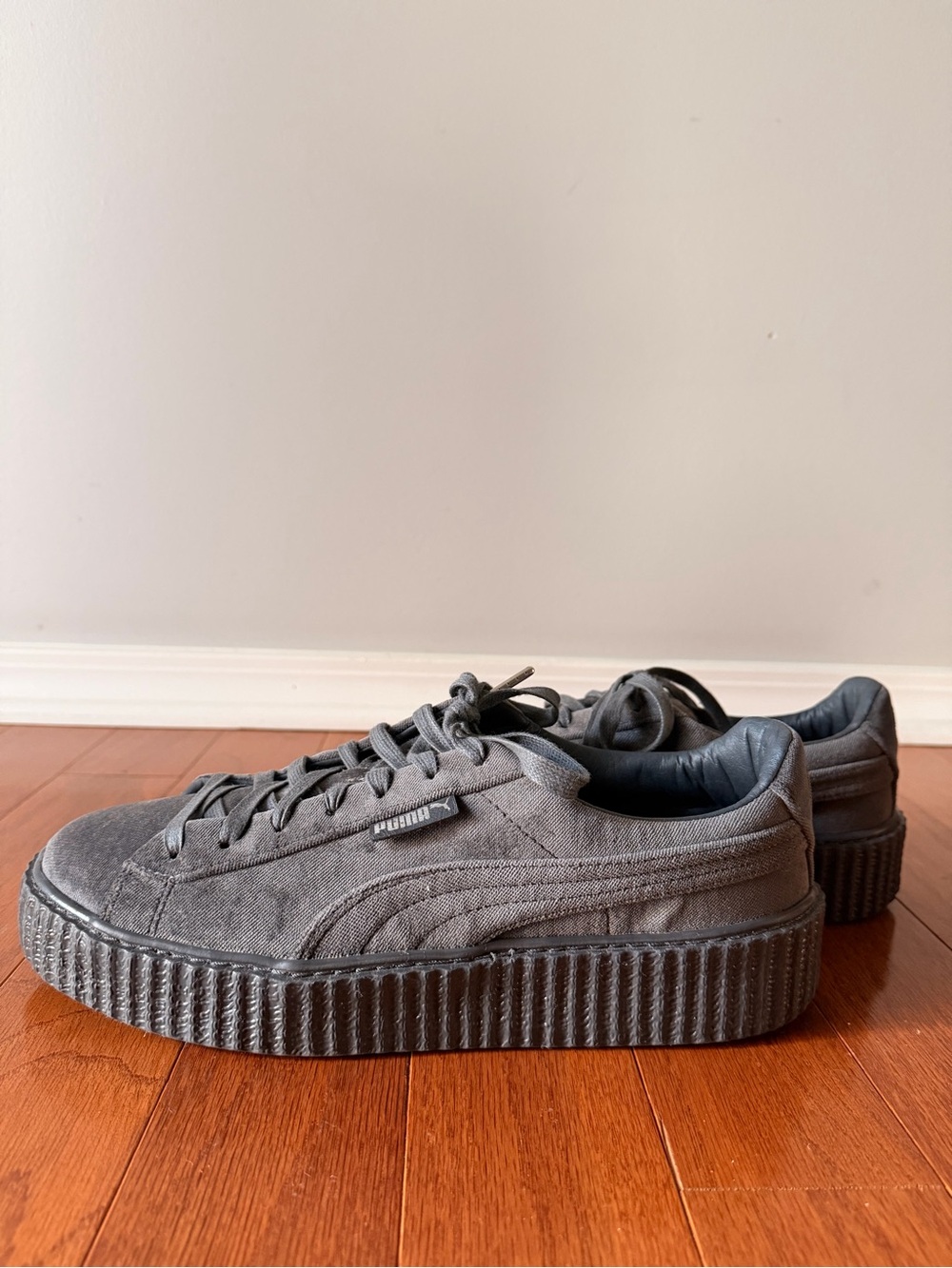 FENTY PUMA by Rihanna Creepers Men’s 10 Gray Charcoal Sneakers